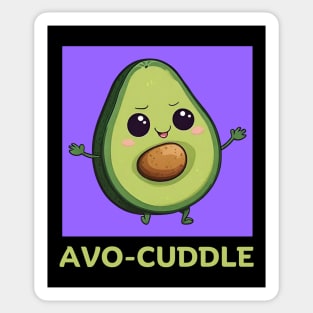 Avo-Cuddle | Avocado Pun Sticker